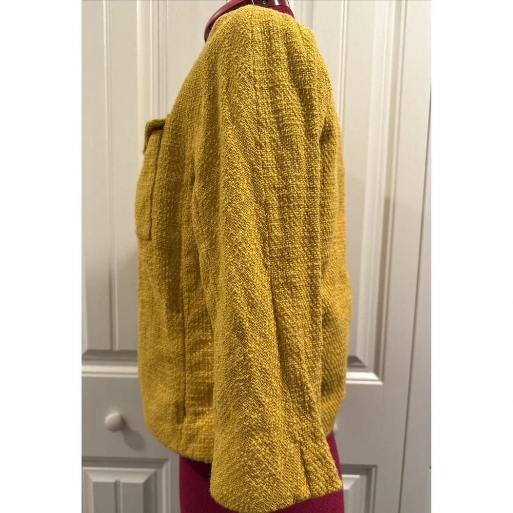 Chico's Womens Blazer Jacket‎ Yellow Size 0